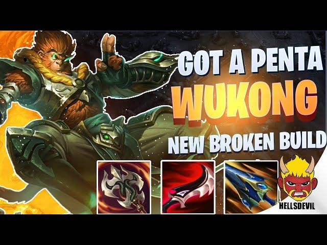 WILD RIFT | I GOT A PENTAKILL ON WUKONG (New Playstyle) | Challenger Wukong Gameplay | Guide & Build