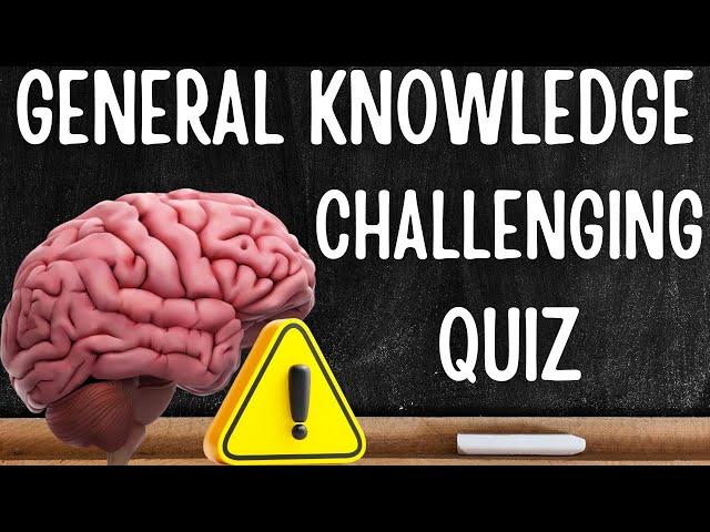 Are you good at quizzes? Then challenge yourself against these 30 general knowledge quiz questions.