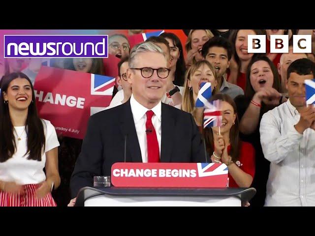 Labour wins UK general election, Keir Starmer will be UK prime minister | Newsround