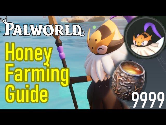 Palworld how to get honey, best honey farm, beegarde location guide