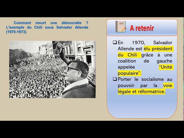 [HGGSP 1ere] Le Chili sous Salvador Allende (1970-1973)