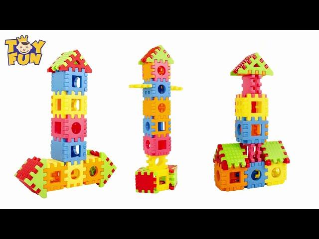 Toyfun Dream House 44 pieces Building blocks for kids | Buy Online Indian Toys