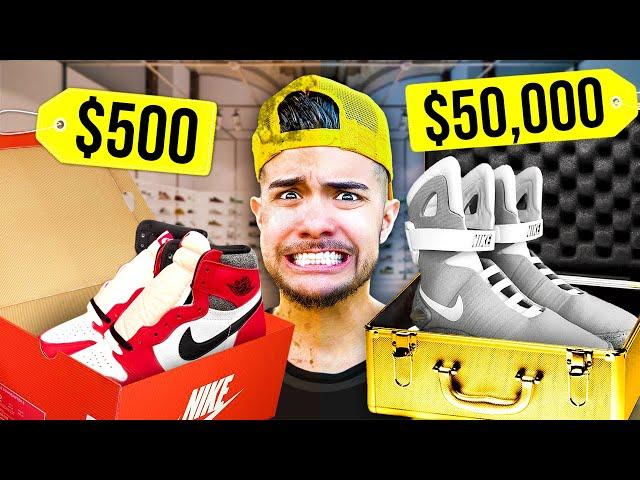 $50,000 VS $500 Sneaker Shopping