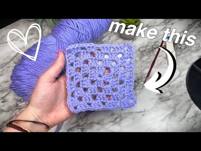 How to Crochet a Granny Square for Beginners *updated tutorial*