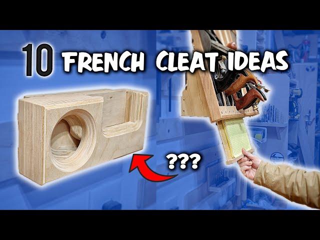 Get Organized with these French Cleat Tool Holders!