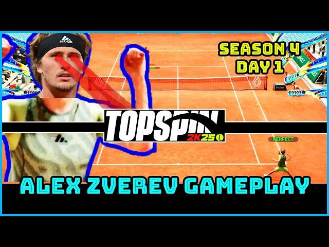 Alexander Zverev TopSpin 2K25 Online Gameplay | Season 4 | 2K Tour