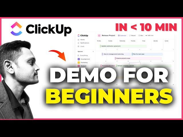 ClickUp Demo - Review and Tutorial For Beginners 2023 (FREE!) 