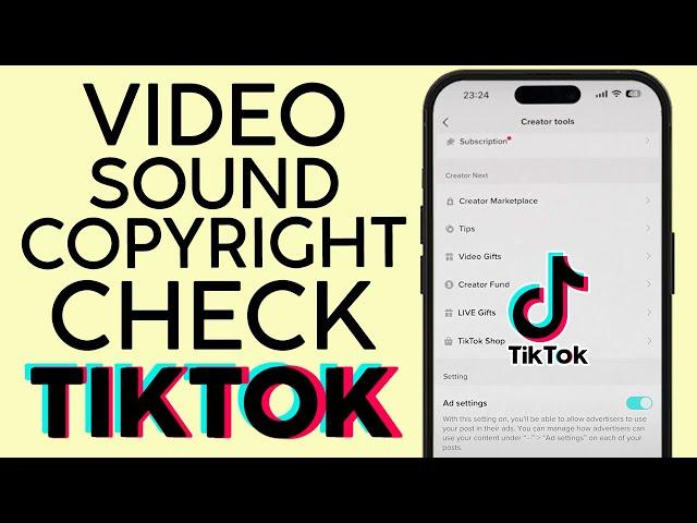 How to Enable Auto Sound Copyright Check on Tiktok Video 2022