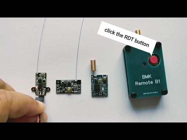 Binding BMK Remote DT  Rx and TX modules.