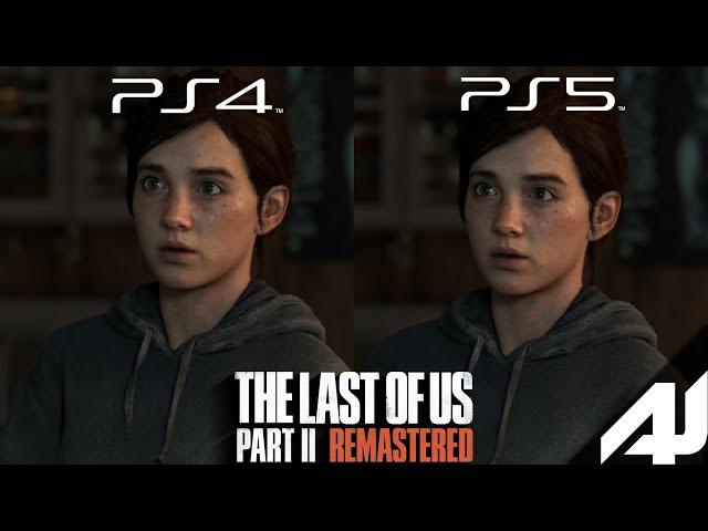  COMPARACION The Last of Us Part II REMASTERED PS5 vs PS4 [FPS+Resolucion]