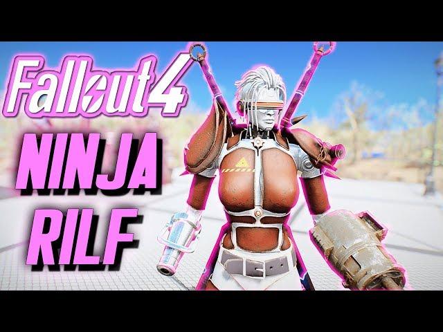 Fallout 4 - NINJA RILF ROBOT BUILD - Humanoid Assaultrons