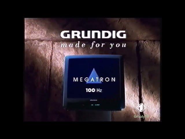 Televisore Grundig Megatron 100Hz (spot Italia1 del 31/05/1994)