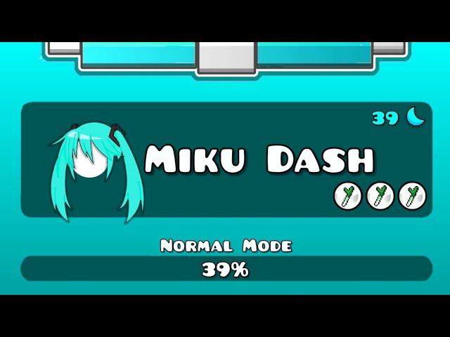 MIKU DASH (All Levels 1~11 / All Coins) | Geometry Dash Hatsune Miku