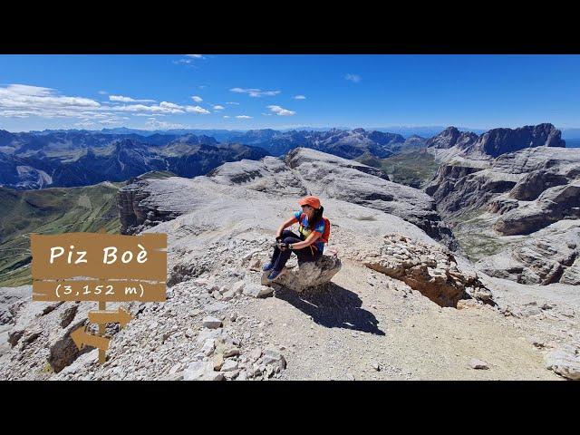 Scenic Drive & Speed Hiking in the Italian Dolomites: Sella Group, Piz Boè