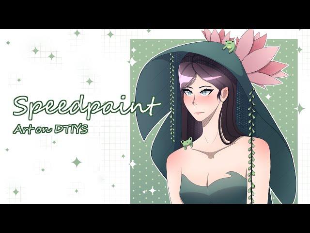 【SPEEDPAINT】 Art on DTIYS by @leviallexiss