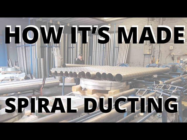 Spiral Duct Machine - Manufacturing Spiral Pipe