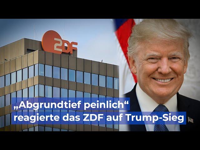 „Abgrundtief peinlich“ reagierte das ZDF auf Trump-Sieg