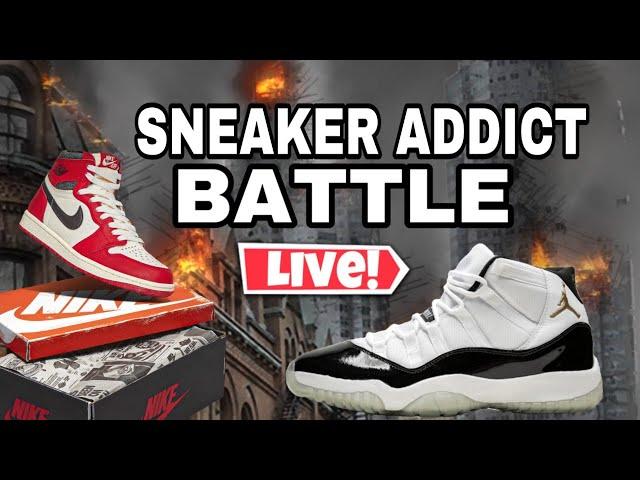 SNKRS BATTLE LIVE Stretchkickz VS  Jimy0803 With Dj Delz The Sneaker Addict