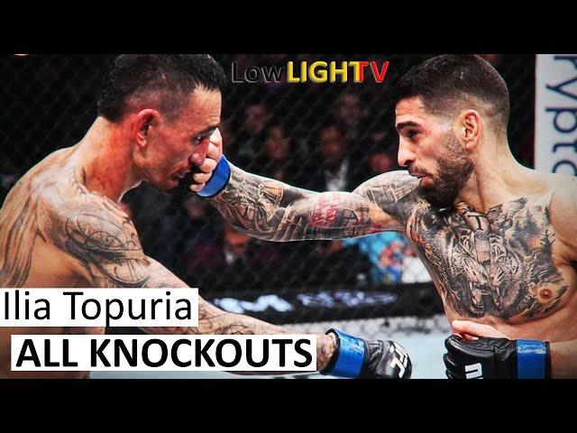 Ilia Topuria ALL KNOCKOUTS in Pro MMA Career / Undefeated UFC Champion