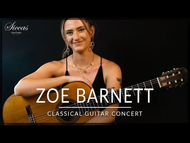 ZOE BARNETT - Online Guitar Concert | Persian Ballads, Frederic Mompou | Siccas Guitars