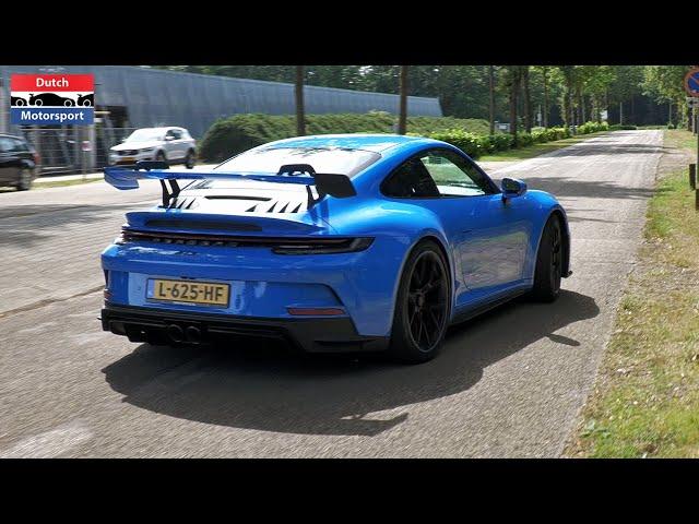 100+ Porsches leaving PUUR Porsche Treffen 2021