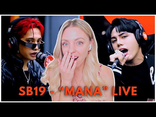 MY FIRST EVER REACTION TO SB19 -  “Mana” LIVE on Wish 107.5 Bus!!