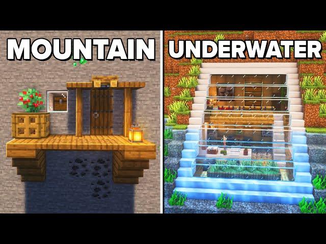 Minecraft: 3 SIMPLE Starter Houses!