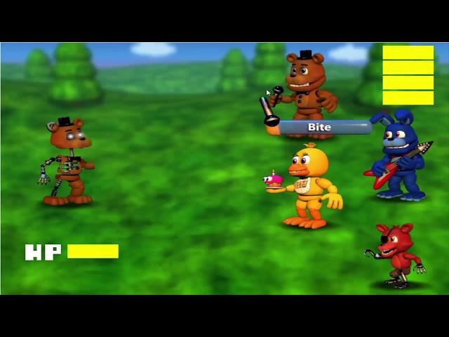 FNAF WORLD THE RETURN TO NIGHTMARE'S 2 DEMO 2 (Fan-game Fnaf)