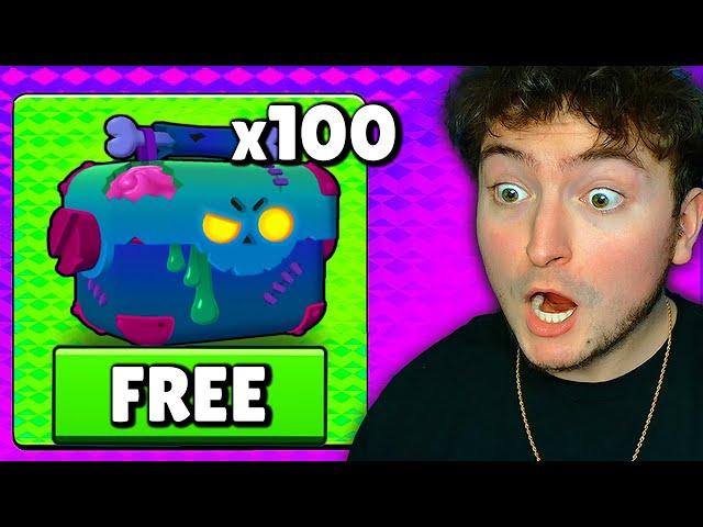 Opening FREE Dead Boxes in Brawl Stars!