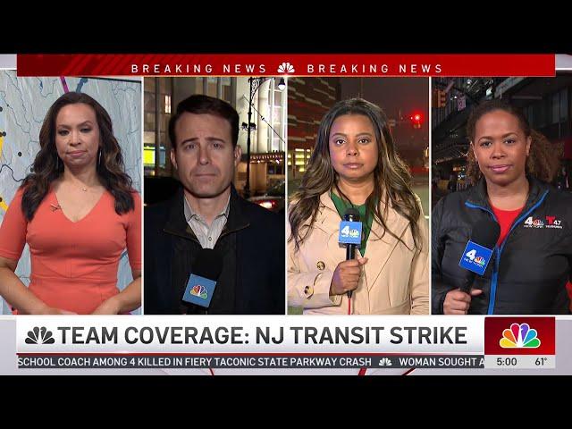 Team coverage: NJ Transit strike takes effect