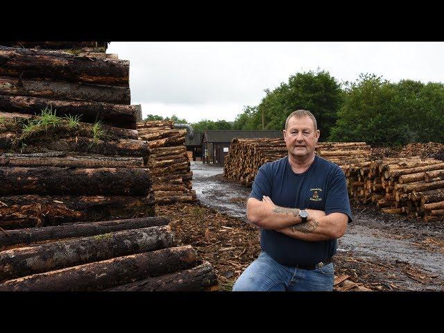 Carronbridge Sawmill with the Wood-Mizer WB2000 Wideband Sawmill