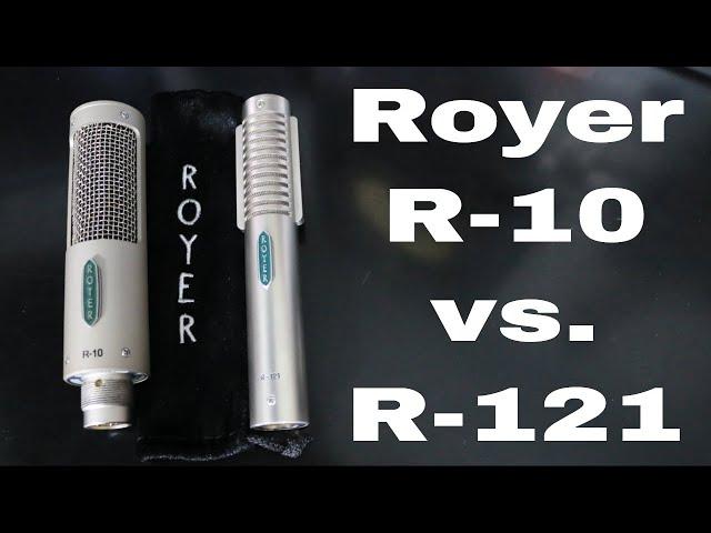 Royer R-10 vs R-121 Quick Comparison Demo Video by Shawn Tubbs