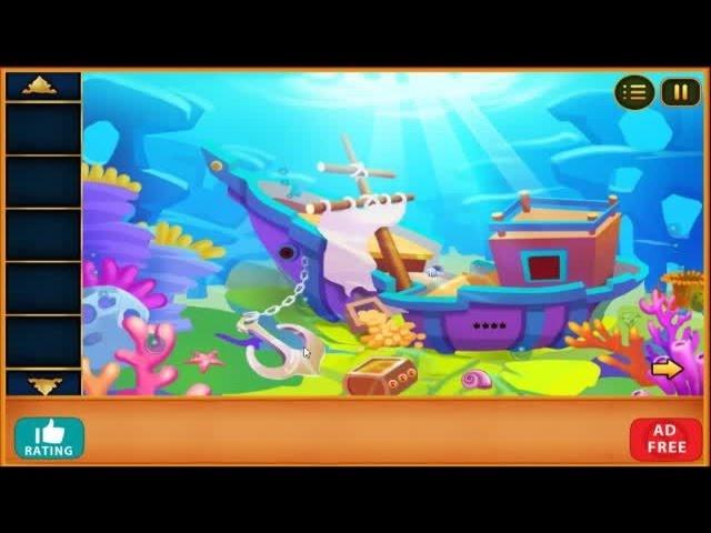 Undersea Treasure Escape walkthrough Firstescapegames.