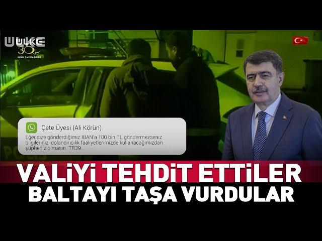 Valiyi Tehdit Ettiler Baltayı Taşa Vurdular! #haber