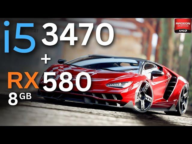 Intel i5 3470 + RX 580 8Gb | Tested in Games (2024) | 1080p