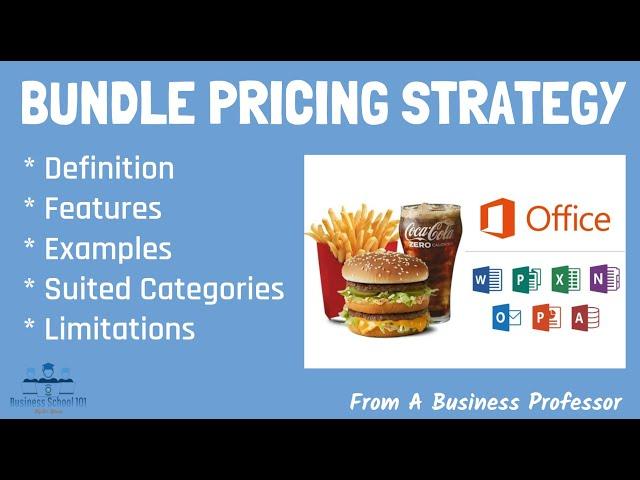 What is Bundling Pricing Strategy? | From A Business Professor