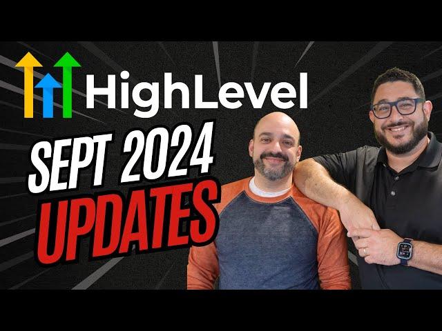 SEPTEMBER 2024 Highlevel UPDATES You Won't Believe!