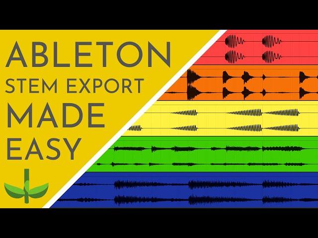 Ableton Stem Export Made Easy