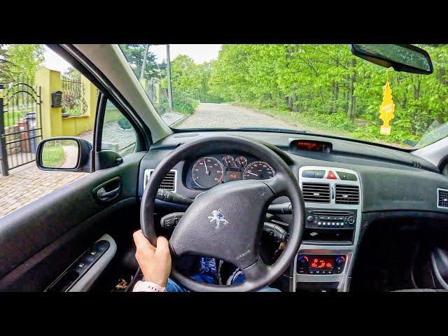 2006 Peugeot 307 [1.6 HDi 90HP] | POV Test Drive #1272 Joe Black