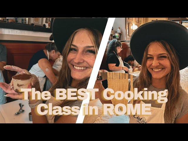 The Best Cooking Class in Rome: Making Tiramisu, Fettuccine & Ravioli | Italy Travel Vlog