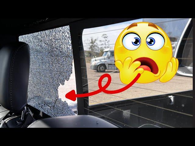 Setback on the Road: Our  Ford F450's Glass Breaks—Now What?