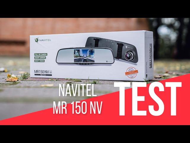 Navitel MR 150 NV - TEST BUDŻETOWEGO WIDEOREJESTRATORA W LUSTERKU | 4K