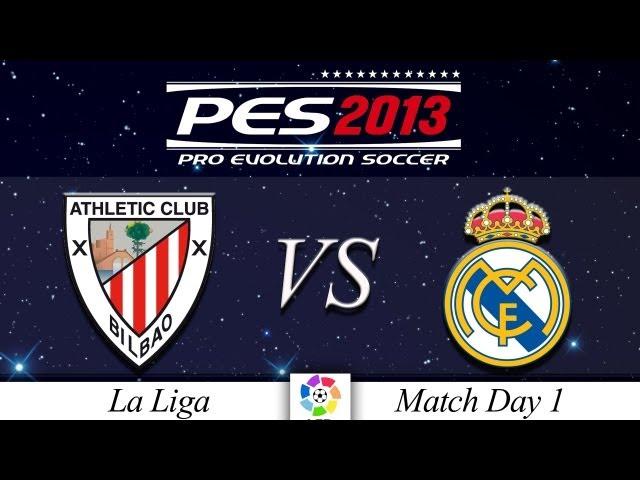 [TTB] PES 2013 Athletic Club Vs Real Madrid - Playthrough Commentary, Master League Game 1!