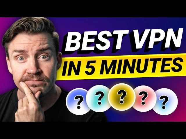 BEST VPN Comparison 2024 | TOP 5 recommendations in UNDER 5 minutes!