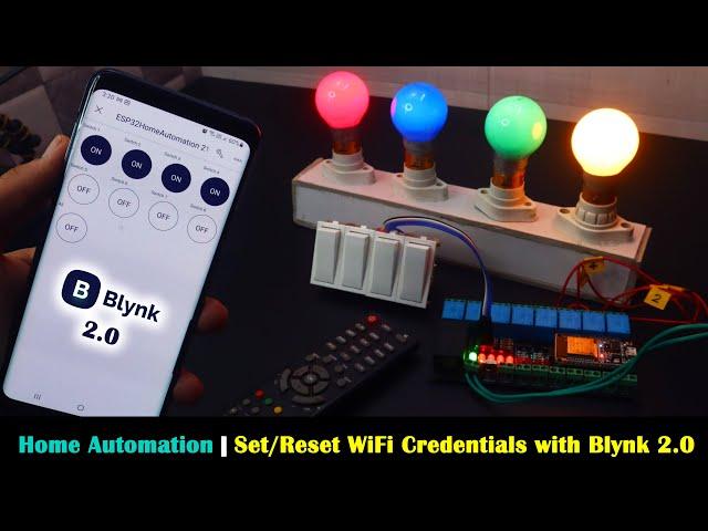 Blynk IOT ESP32 Home Automation System Manual and IR Remote Control Feedback System