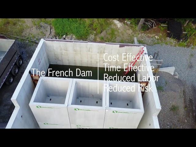 French Development Enterprises & Oldcastle Precast - Rapid Dam Construction