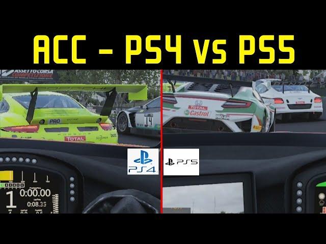 Assetto Corsa Competizione: PS5 vs PS4 - How do they compare?