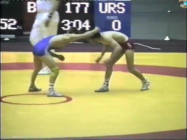 European Championship-1989 Ankara Turkey 52 kg final:Valentin Jordanov (BUL)-Michail Kushnir (URS)