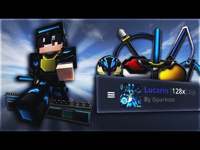 Lucario [128x] - by iSparkton | Minecraft PvP TEXTURE PACK Showcase | ( +Download Link )