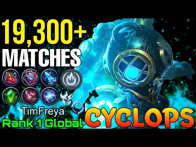 Cyclops Insane 19,300 Matches! - Top 1 Global Cyclops by TimFreya - Mobile Legends